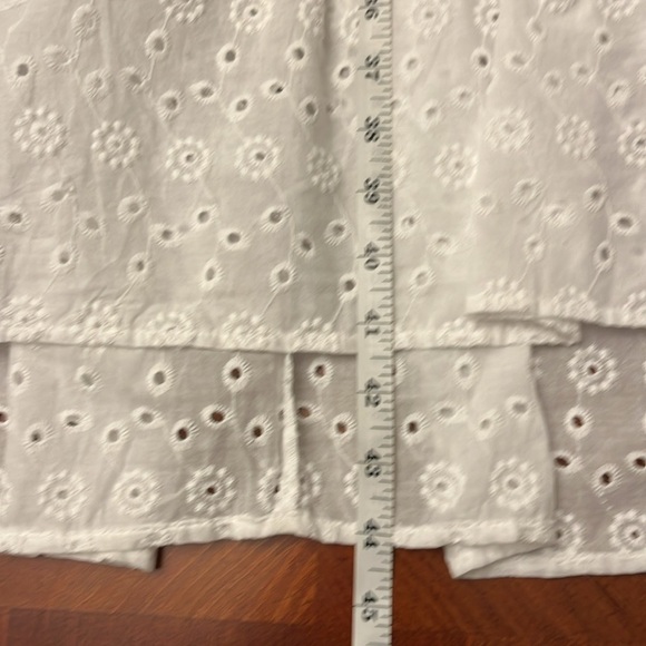 Mexx dress white eyelet Large - Picture 11 of 11